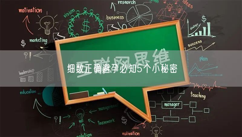 细数正确避孕必知5个小秘密